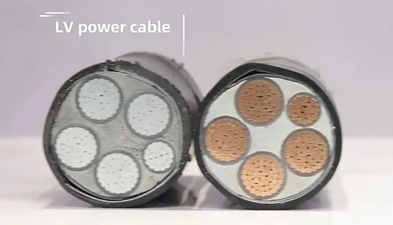 Low Voltage 3 Phase 4 Wire AC LV Mv Hv Electrical Power Cables Yjv Yjlv Copper Aluminum Core XLPE PVC Insulated Armoured Underground Cable 50 Electricity Supply 