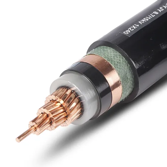 Underground Copper Conductor 25kv 15kv Medium Voltage Power Cable 