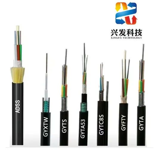 Gysta53 Duct & Direct Burial Outer Door Telecommunication Armoring 4 Core Fiber Optic Cable 
