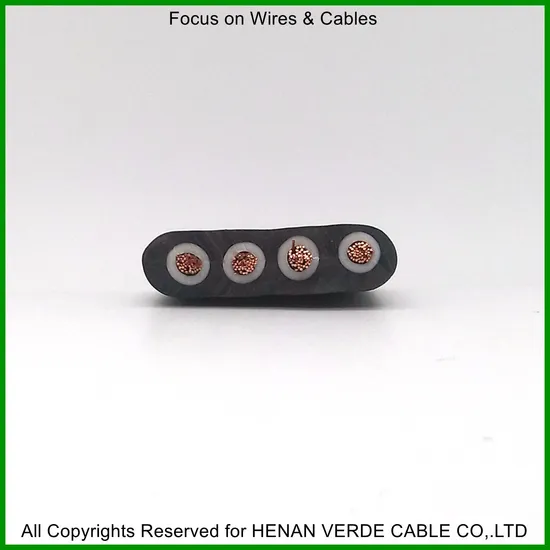 PVC Jacket Electrical Traveling Lift Flat Cable 