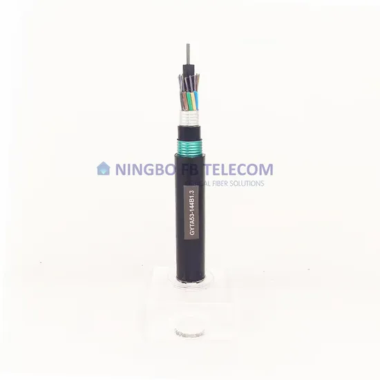 Fibra Optica Telecommunication Single Mode Fiber Underground Optic GYTA Cable 