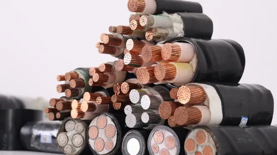 Copper Conductor 0.6/1kv 5 Cores XLPE Insulation PVC Low Voltage Power Cable 