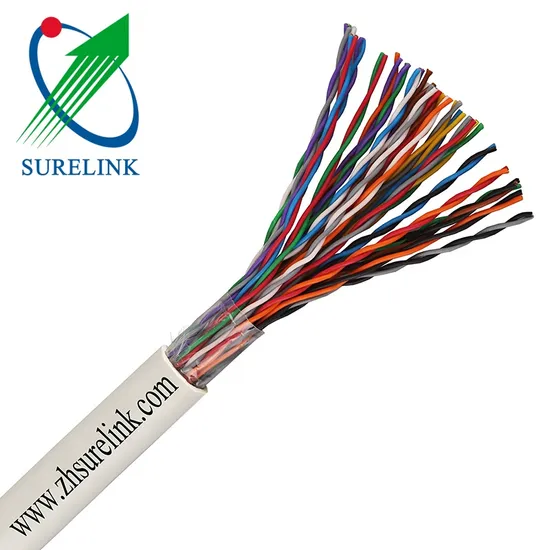 Outdoor Aerial Copper Twisted Multi Pair Telecommunication Cable Telephone Cable 