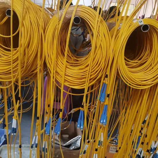 FTTH G657A Fiber with LSZH Jacket Fiber Optic Cable Sc