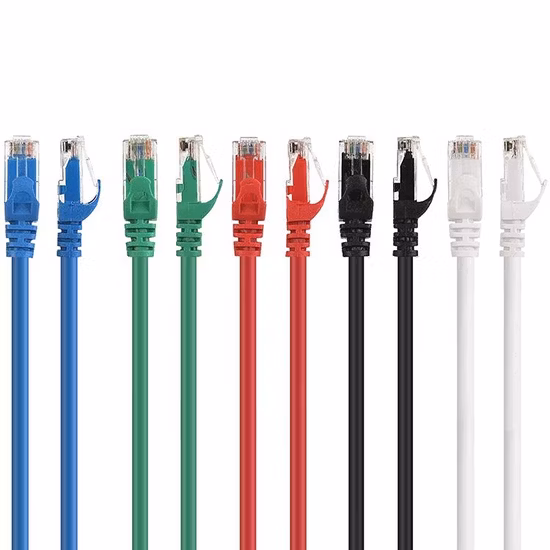 Wholesale UTP Network Patch Cord RJ45 LAN Ethernet Extension Jumper Cable Cat5 Cat5e CAT6 CAT6A Cat7 Cat8 for Telecommunication LAN Cable 